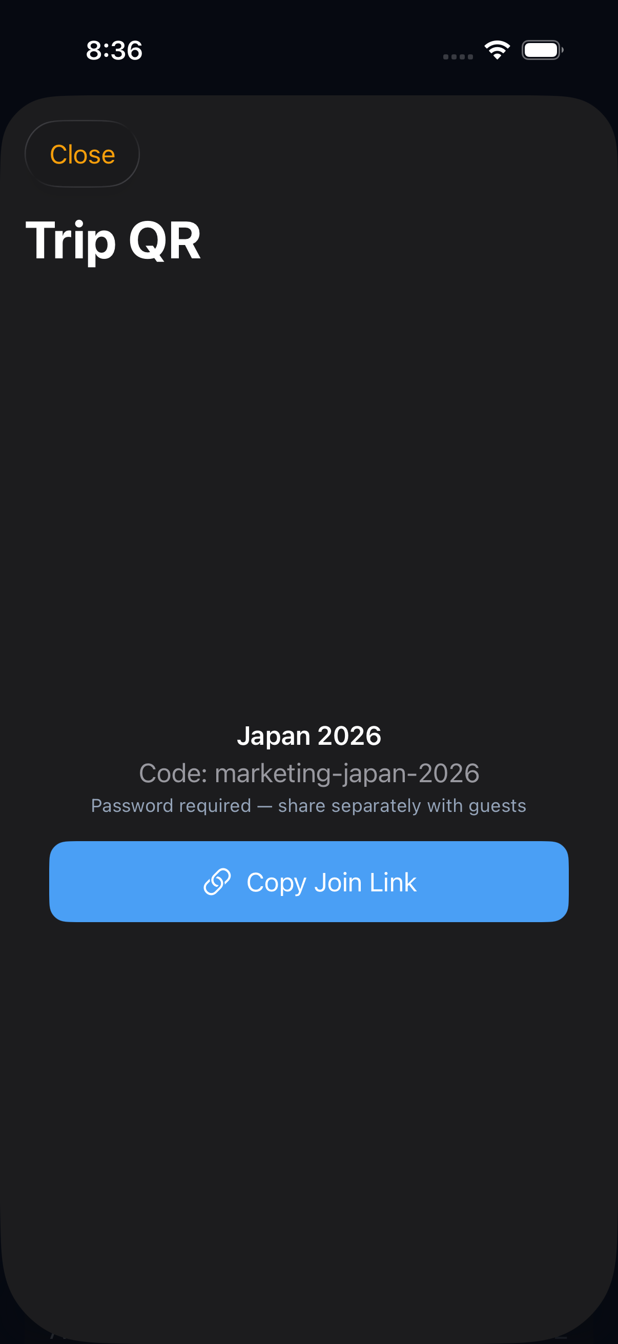 Invite friends to plan a group trip